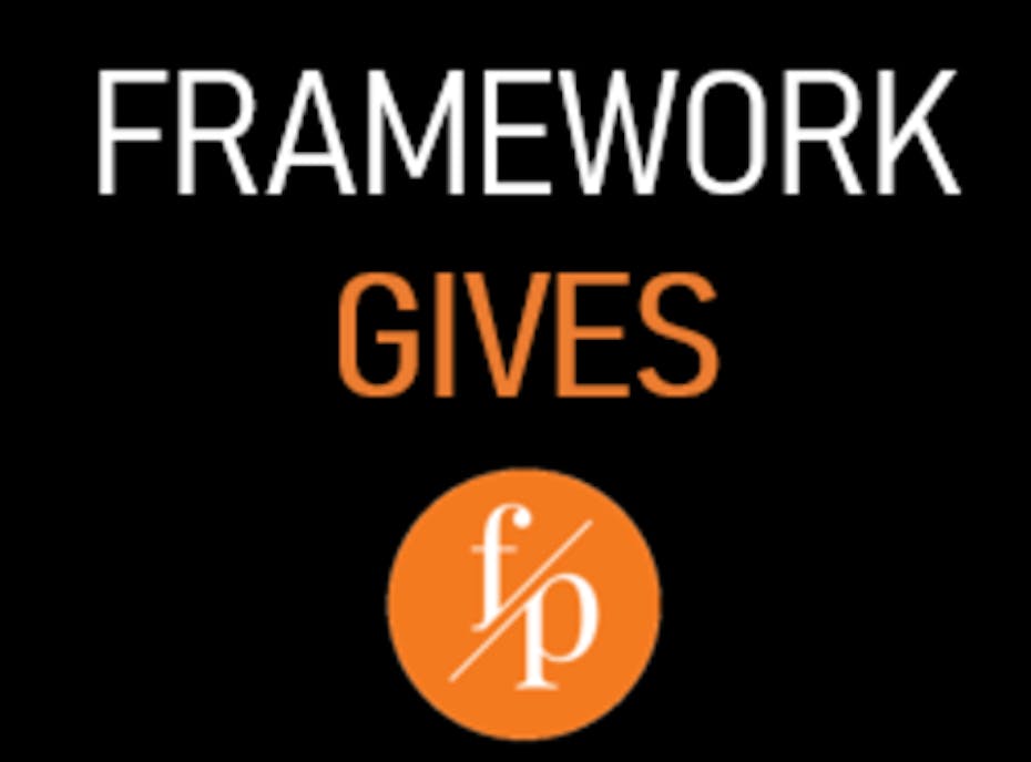 #FRAMEWORKGIVES